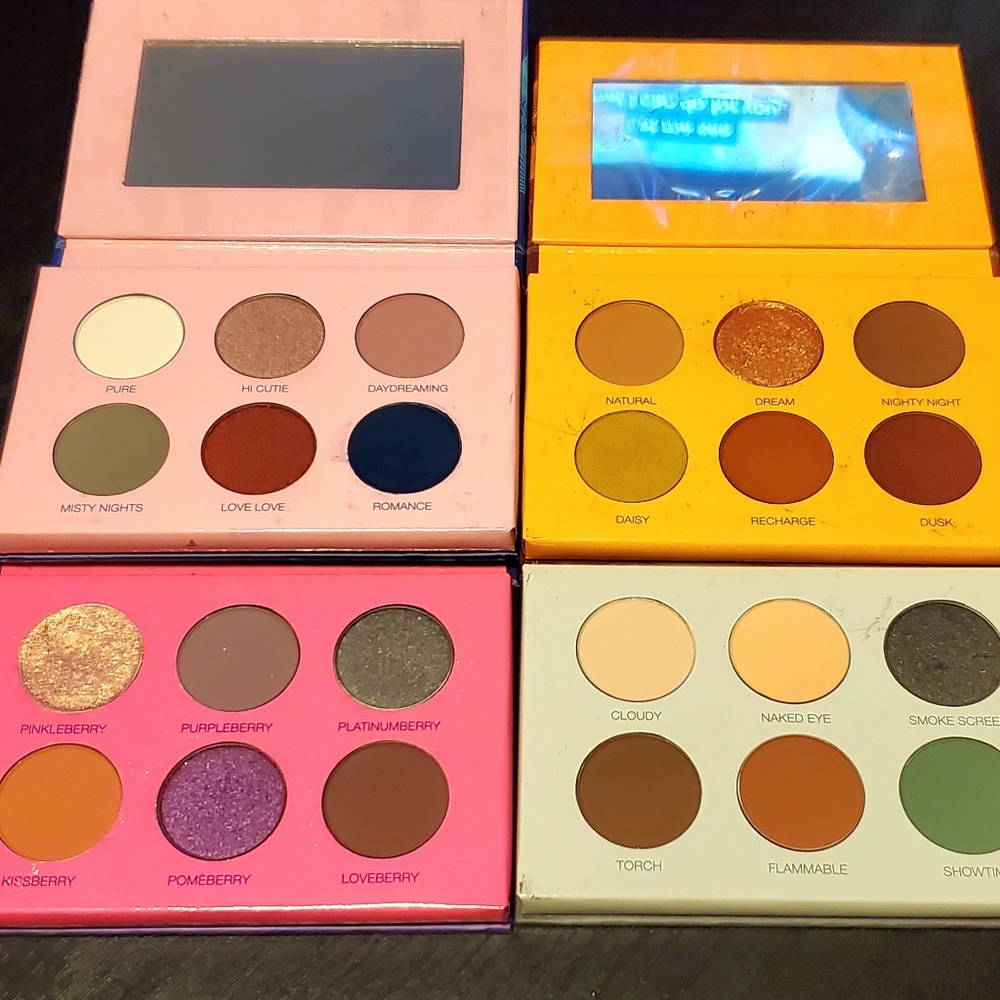 4 Coloured Raine Palettes